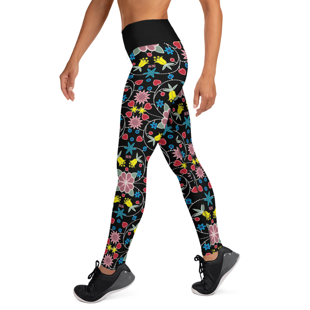 Native Floral Yoga Leggings – Stoic Native Clothing